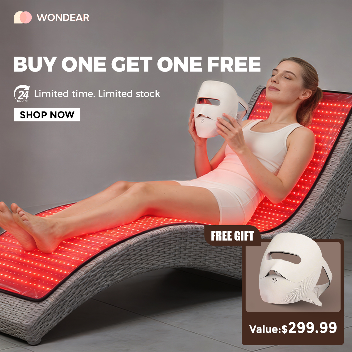 Wondear Facebook ad: �Buy One Get one FREE