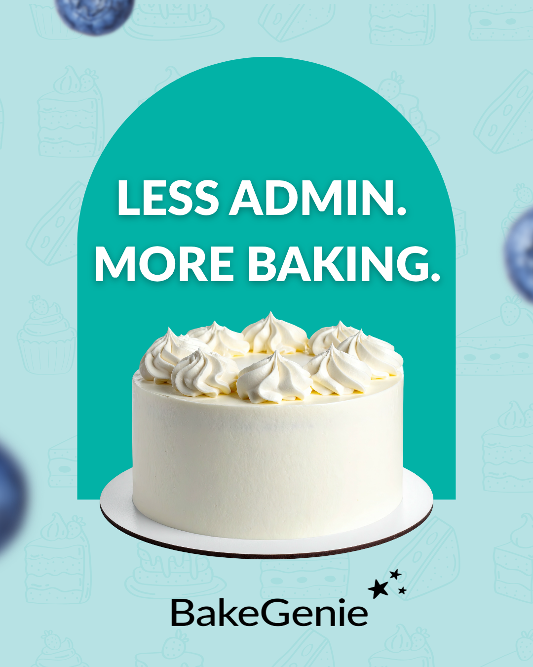 BakeGenie Facebook ad from May 21, 2026