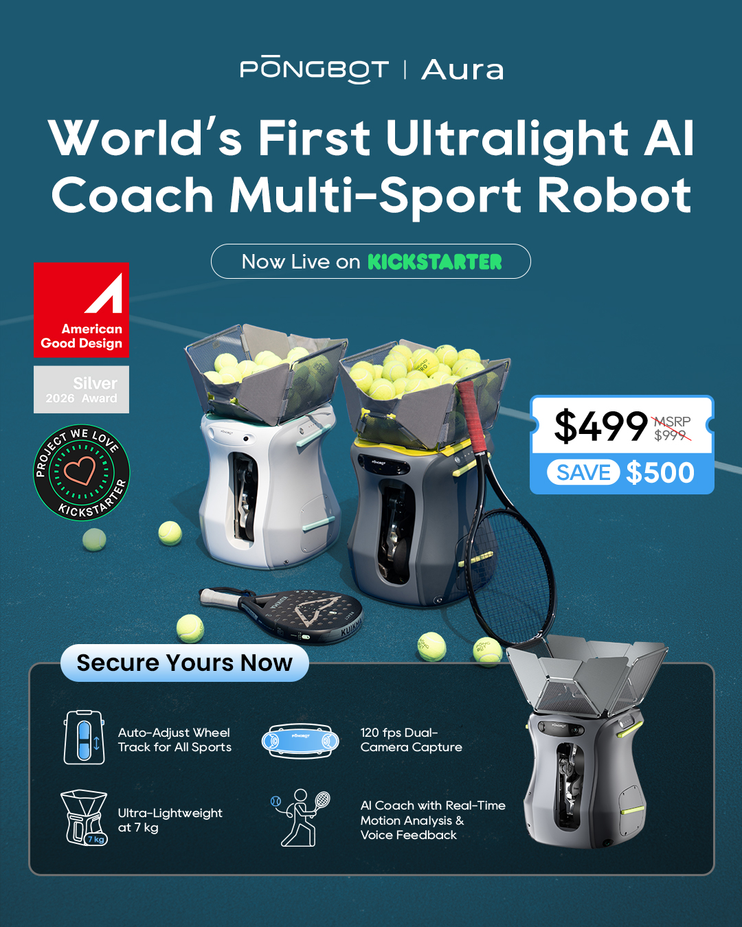 Pongbot Sports Facebook ad