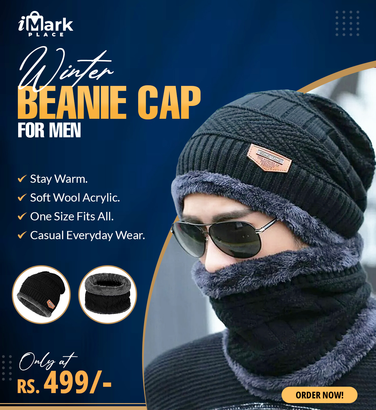 IMarkplace - Your Online Shopping Solution Facebook ad: Wrap in Cozy Winter Style