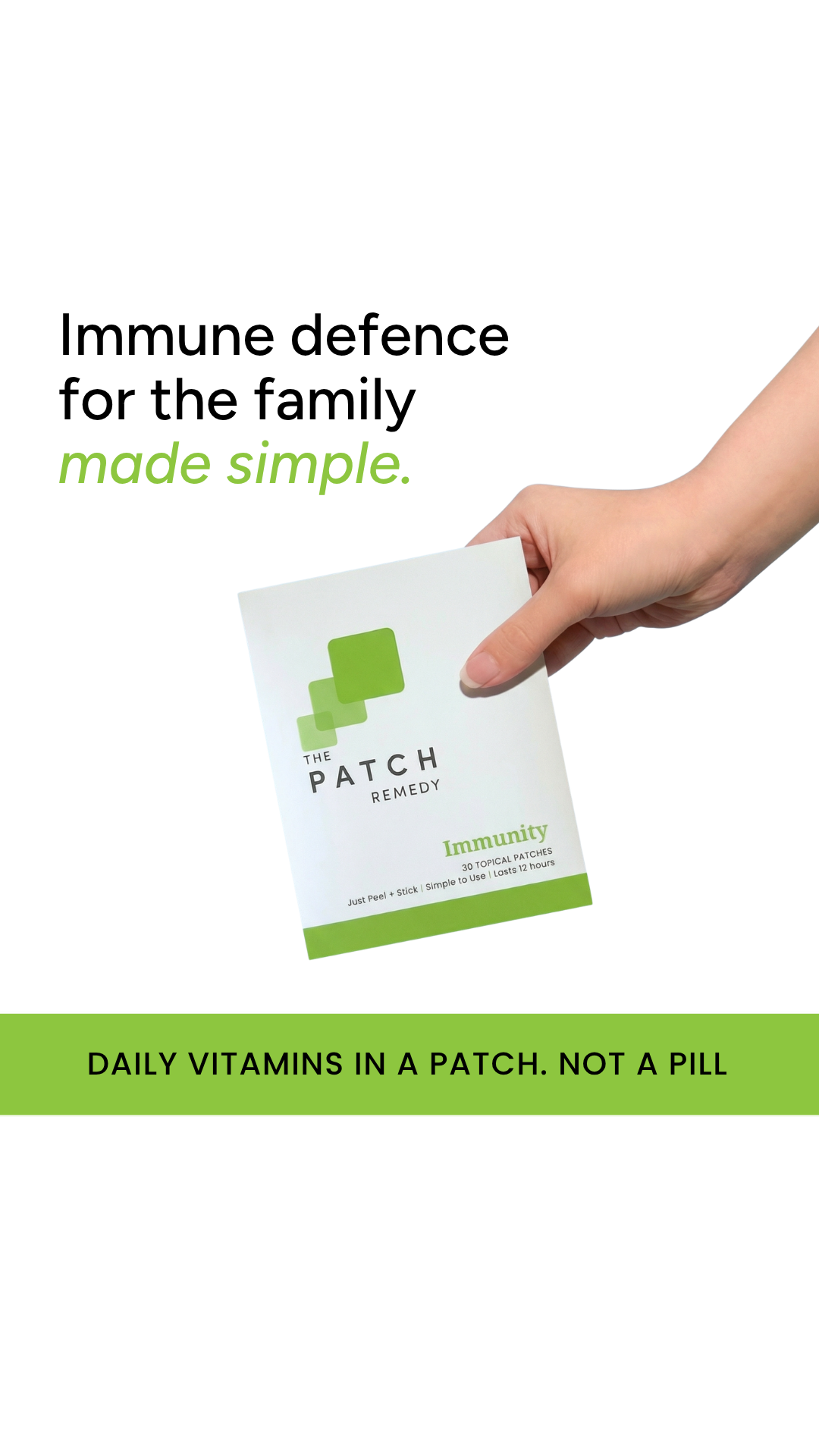 The Patch Remedy Facebook ad