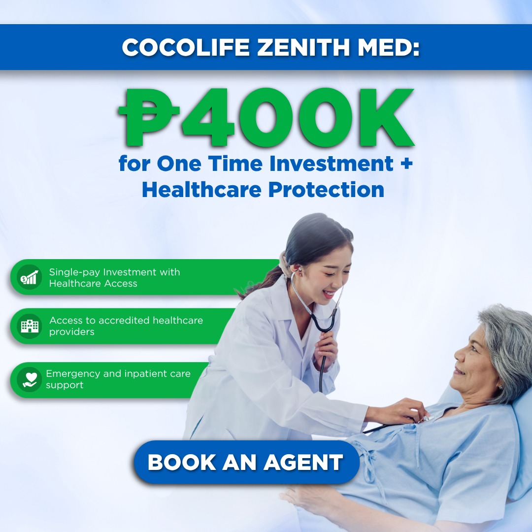 Cocolife Facebook ad: Coverage For Life's Uncertainties