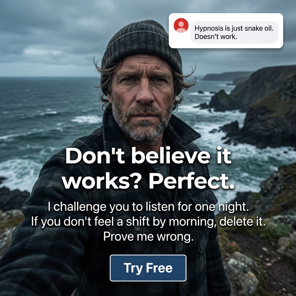 Hypnosis to Stop Drinking Facebook ad