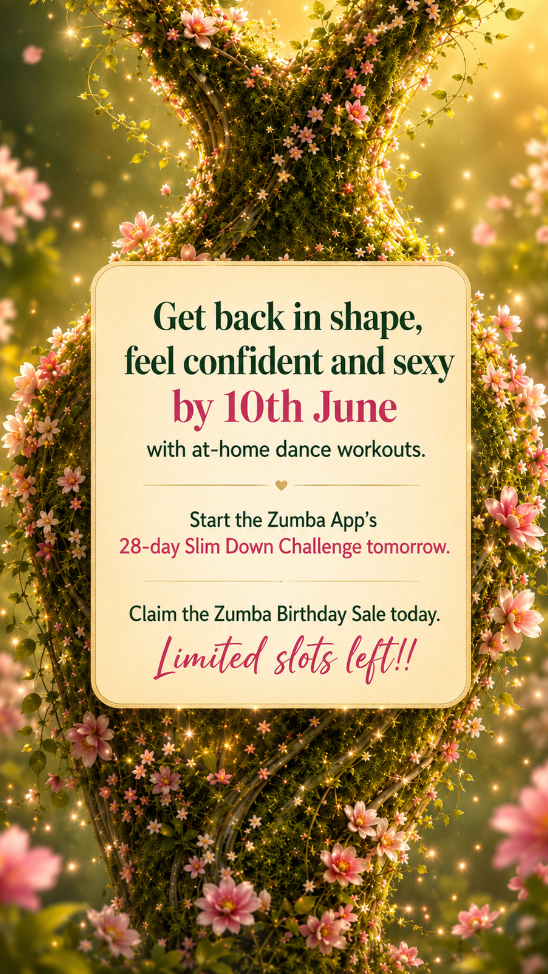 Zumba Fitness Facebook ad