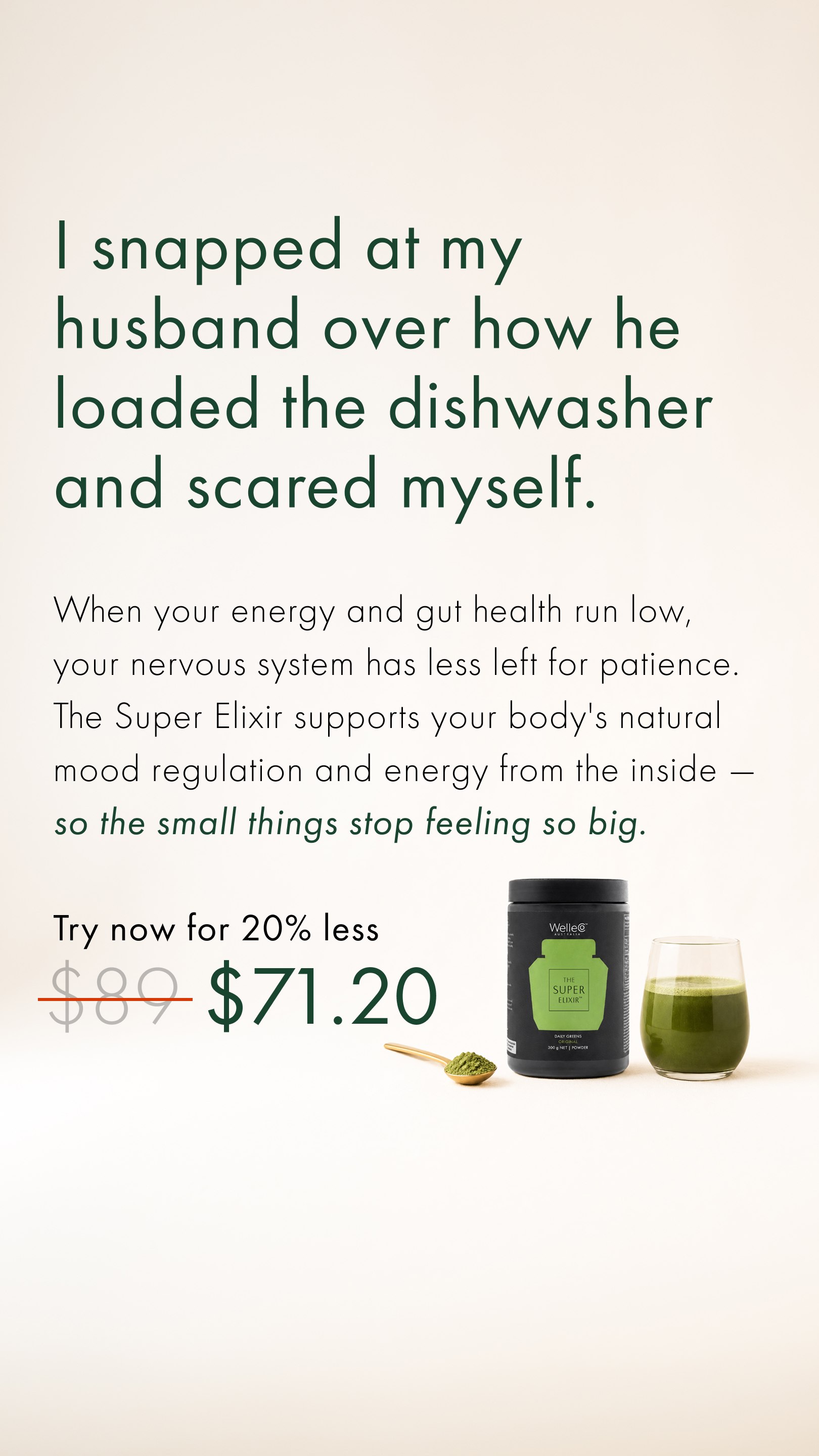 WelleCo Facebook ad