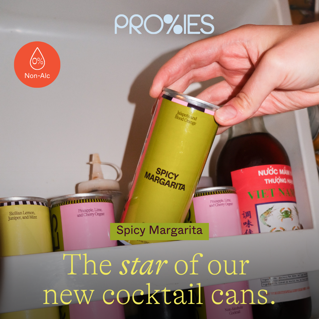 Proxies Facebook ad: Cocktail energy, minus alcohol