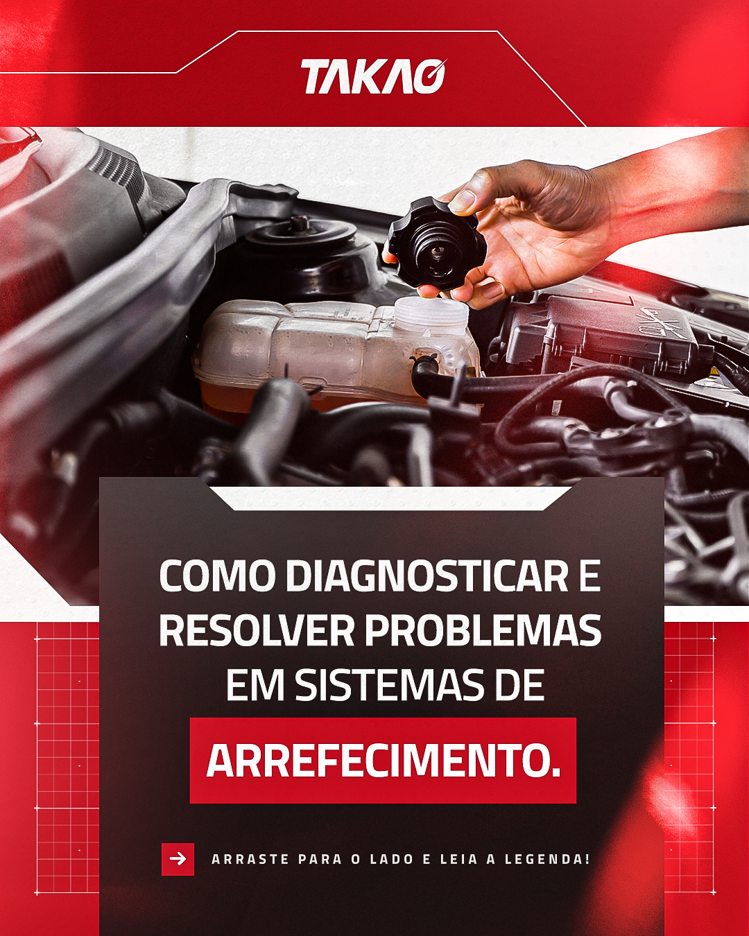TAKAO Facebook ad: Todo sistema dá sinais antes da falha… o…