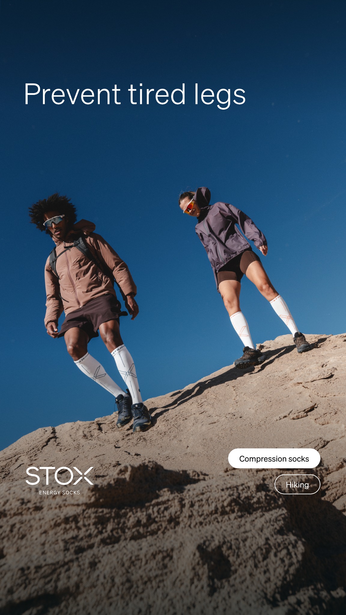 STOX Energy Socks Facebook ad