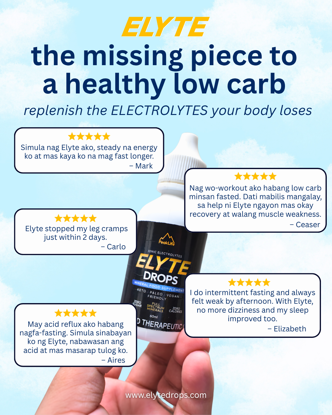 Elyte Drops Facebook ad