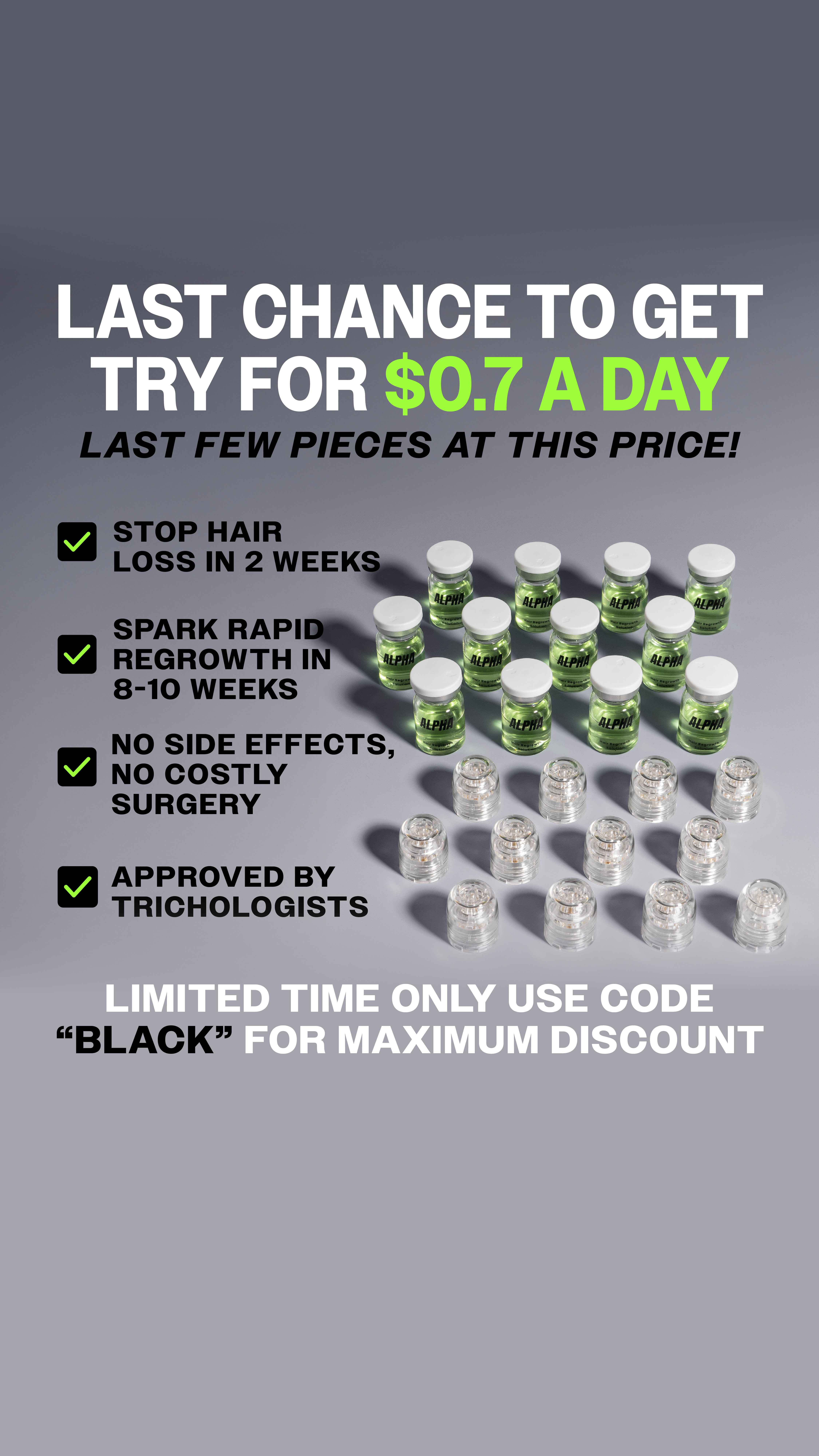 AlphaInfuse Facebook ad