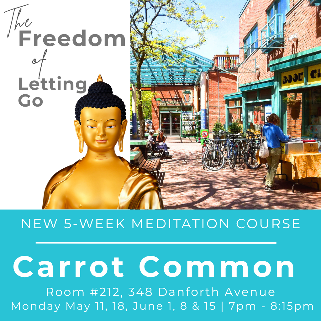 Kadampa Meditation Centre Canada Facebook ad: The Freedom of Letting Go