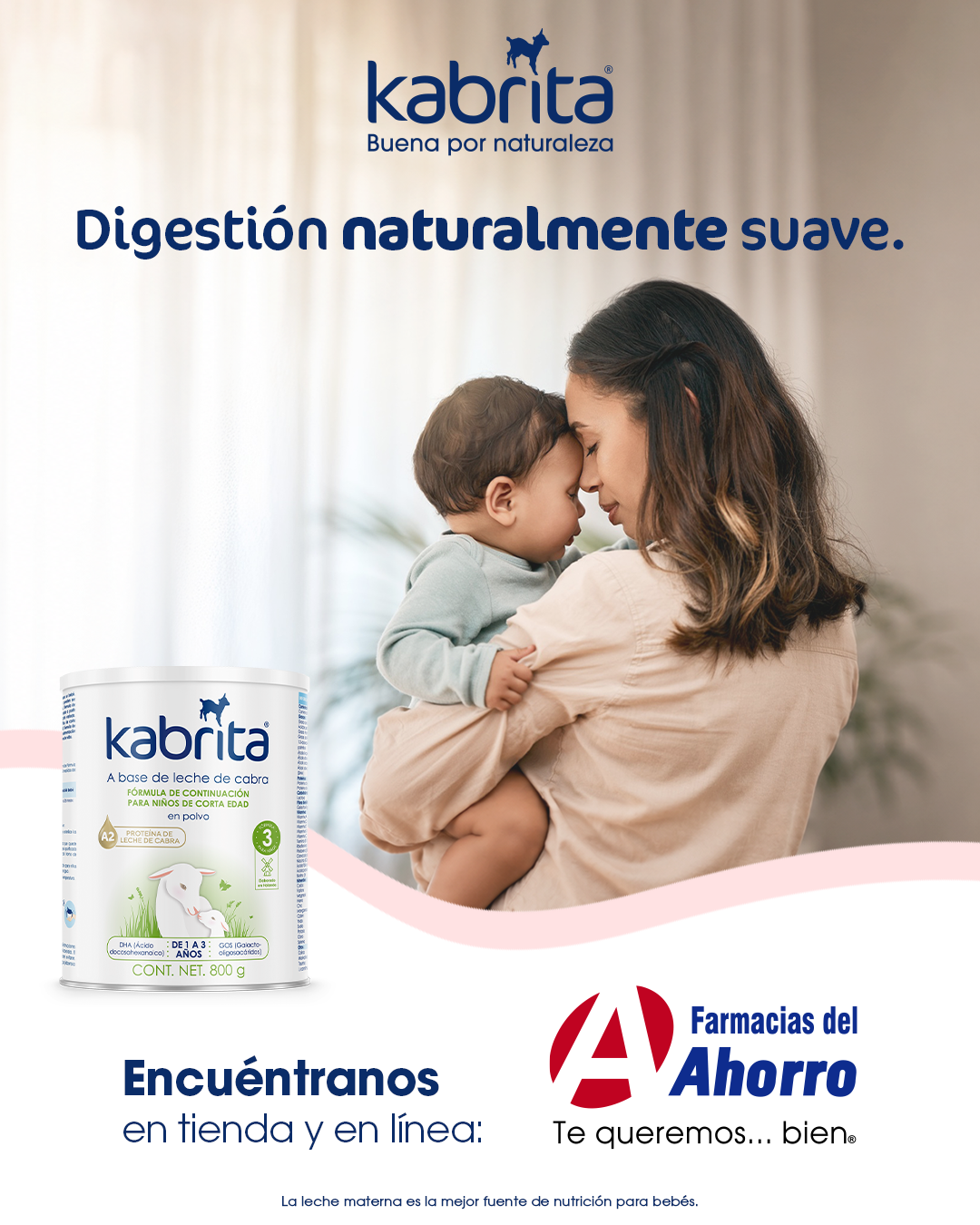 Kabrita México Facebook ad: Encuéntralo en Farmacias del Ahorro