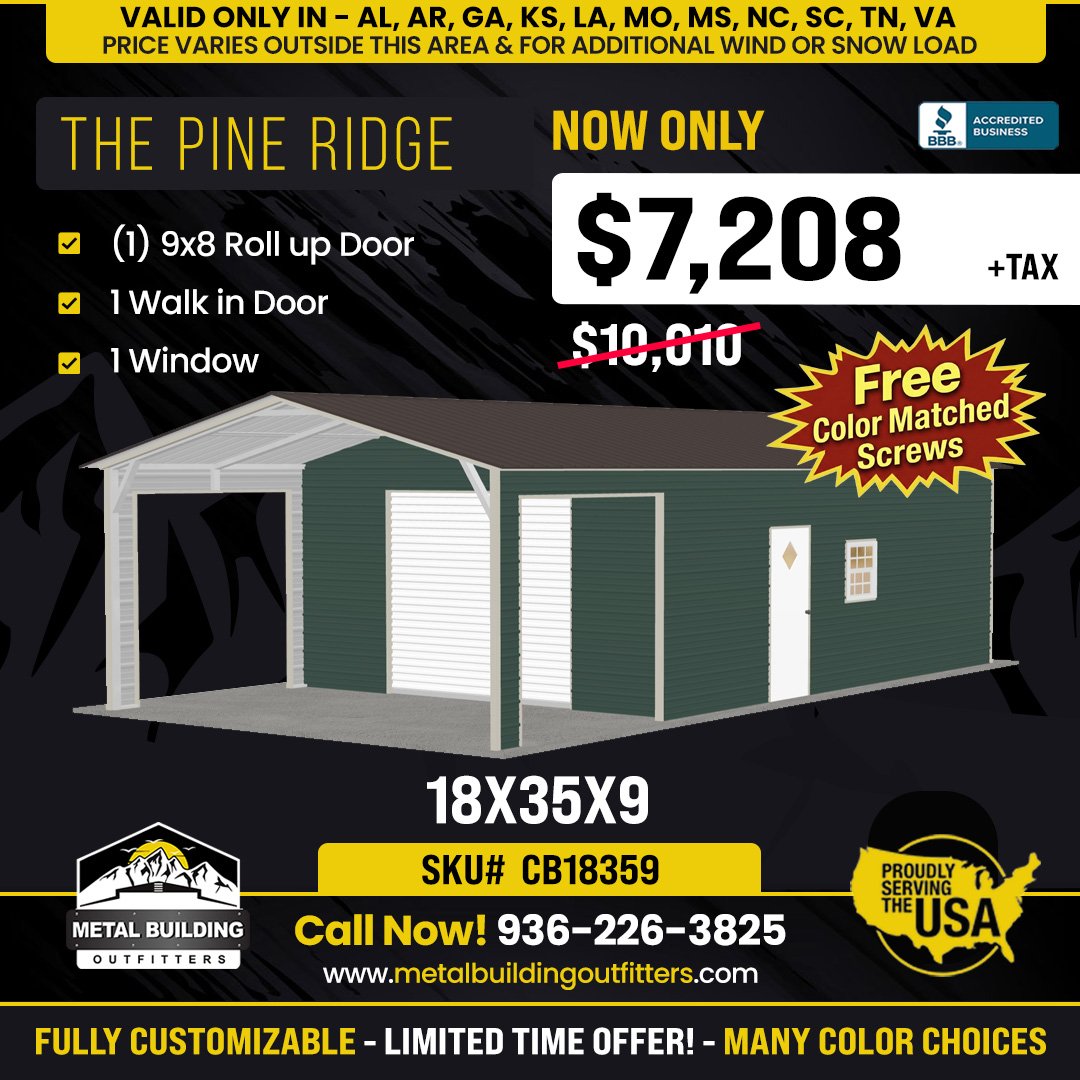 Metal Building Outfitters Facebook ad