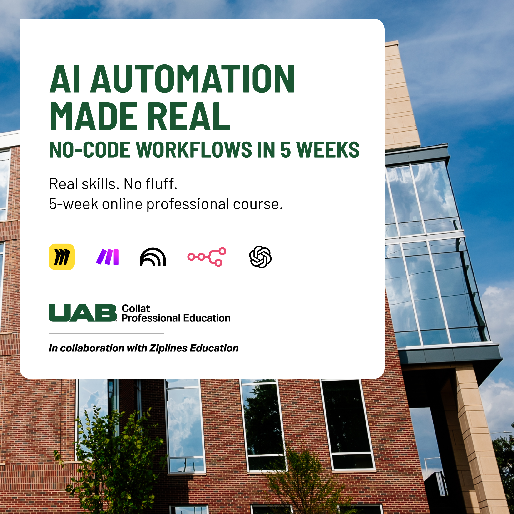 UAB Collat School of Business Facebook ad
