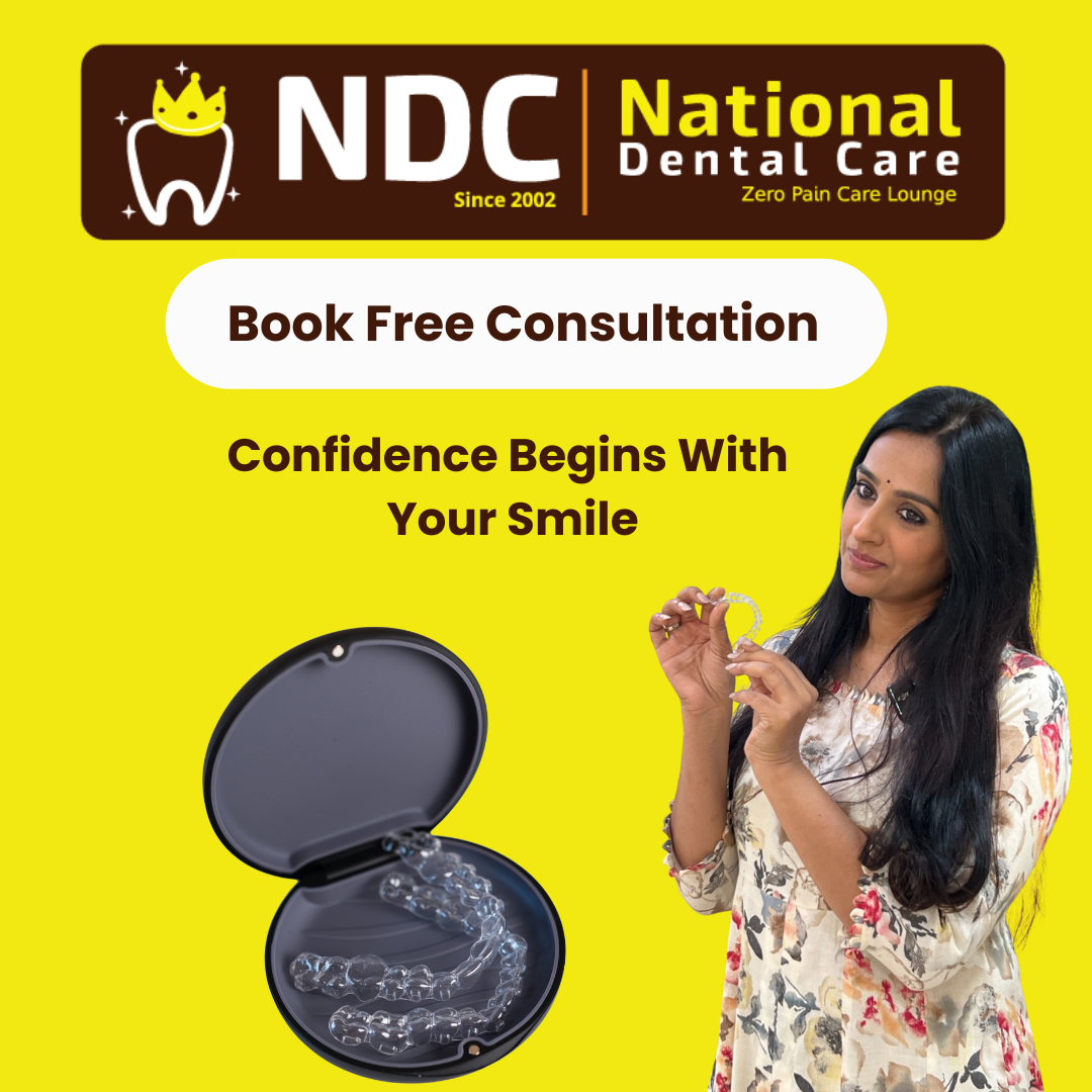 NDC Hyderabad Facebook ad: 25+ Years of Experience, 35+ Dentists, 10 Branches in…
