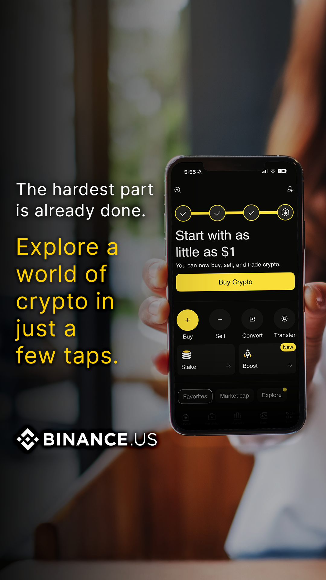 Binance.US Facebook ad