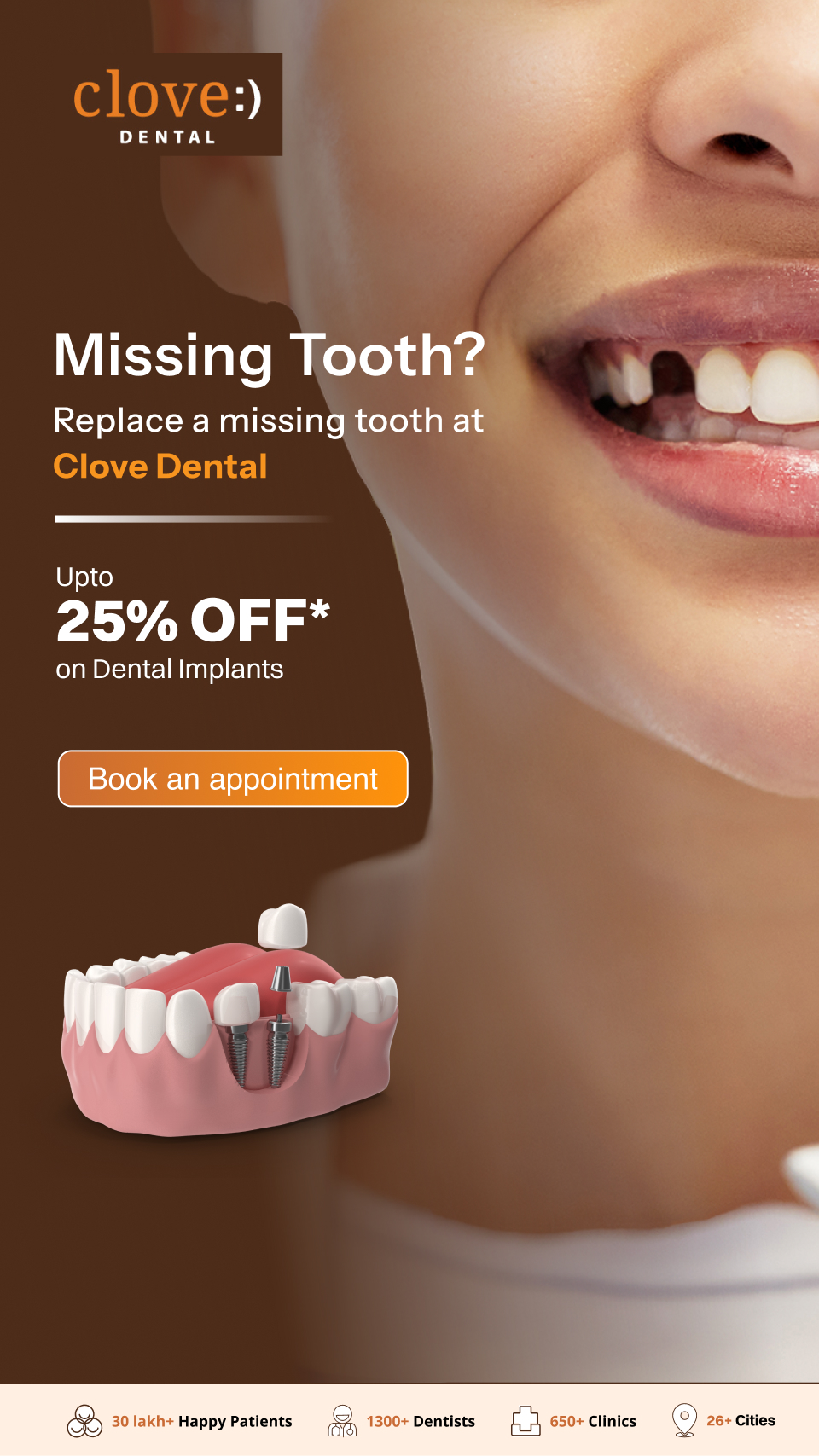 Clove Dental Facebook ad