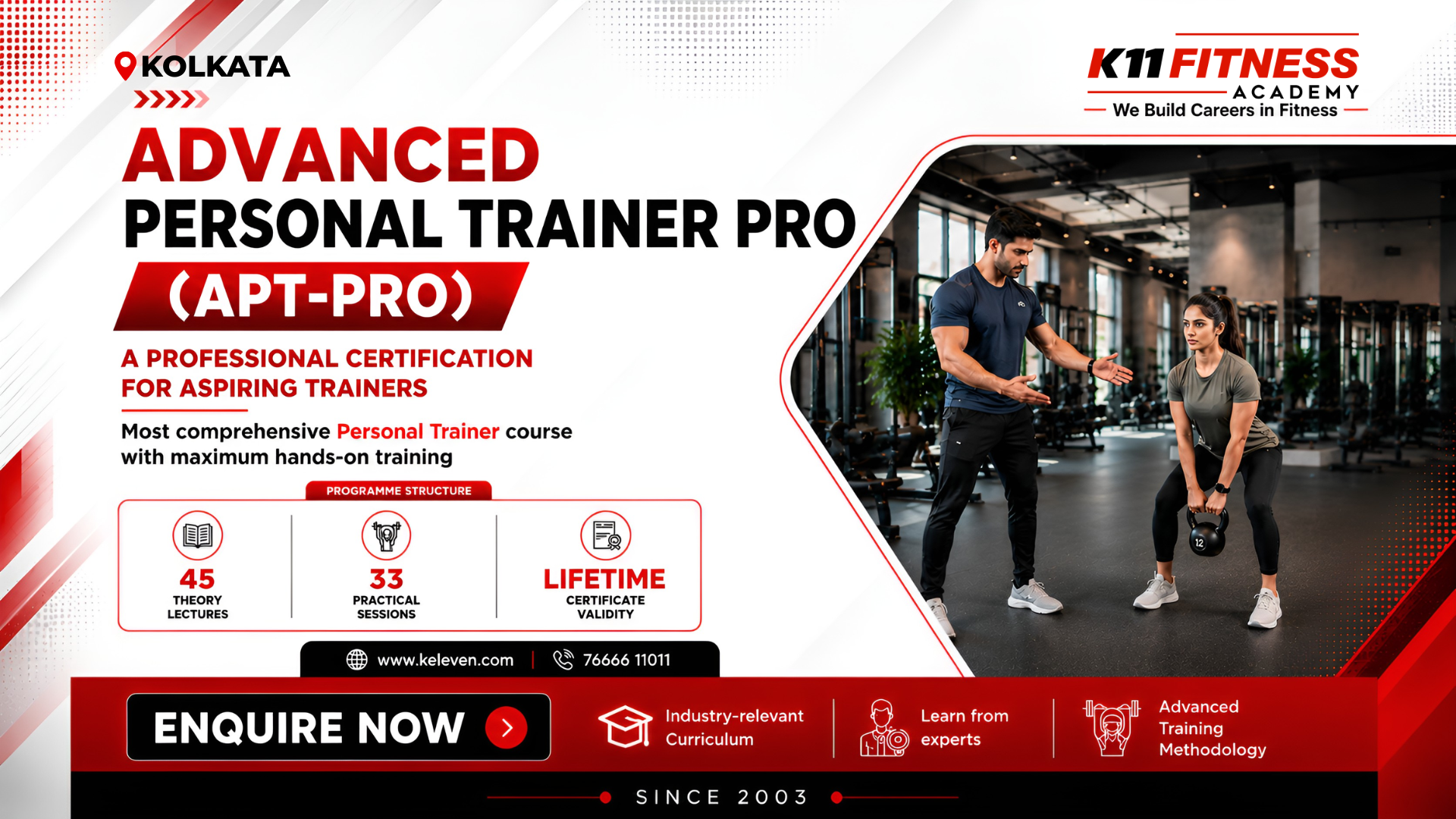 K11 Fitness Academy Facebook ad