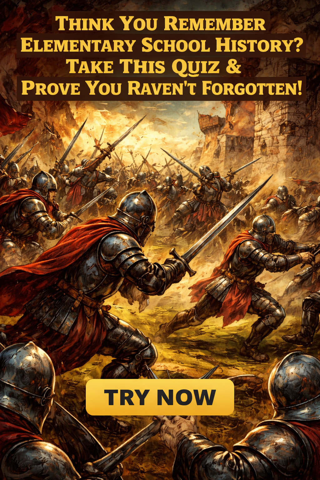 QuizGriz History Facebook ad