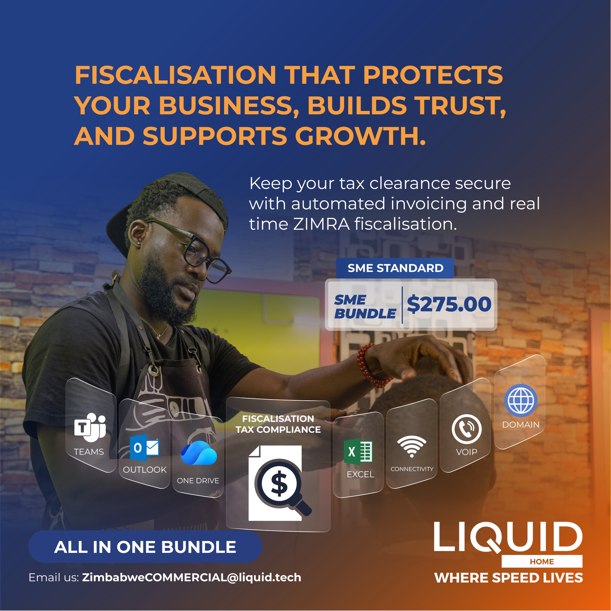 Liquid Home Zimbabwe Facebook ad