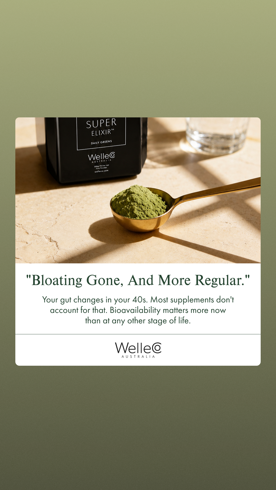 WelleCo Facebook ad