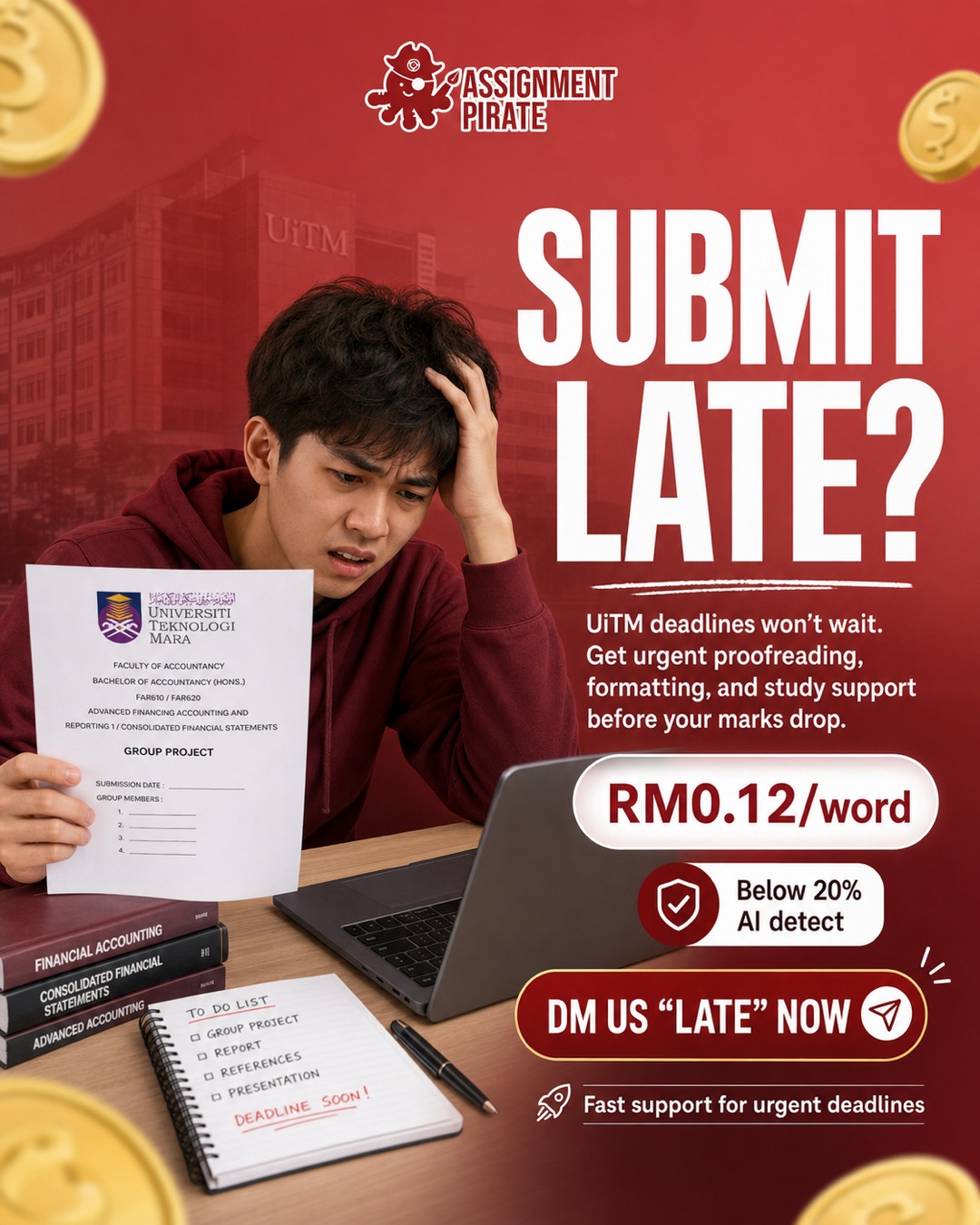 Assignment Pirate Facebook ad: Pirate Landing Page (IG1)