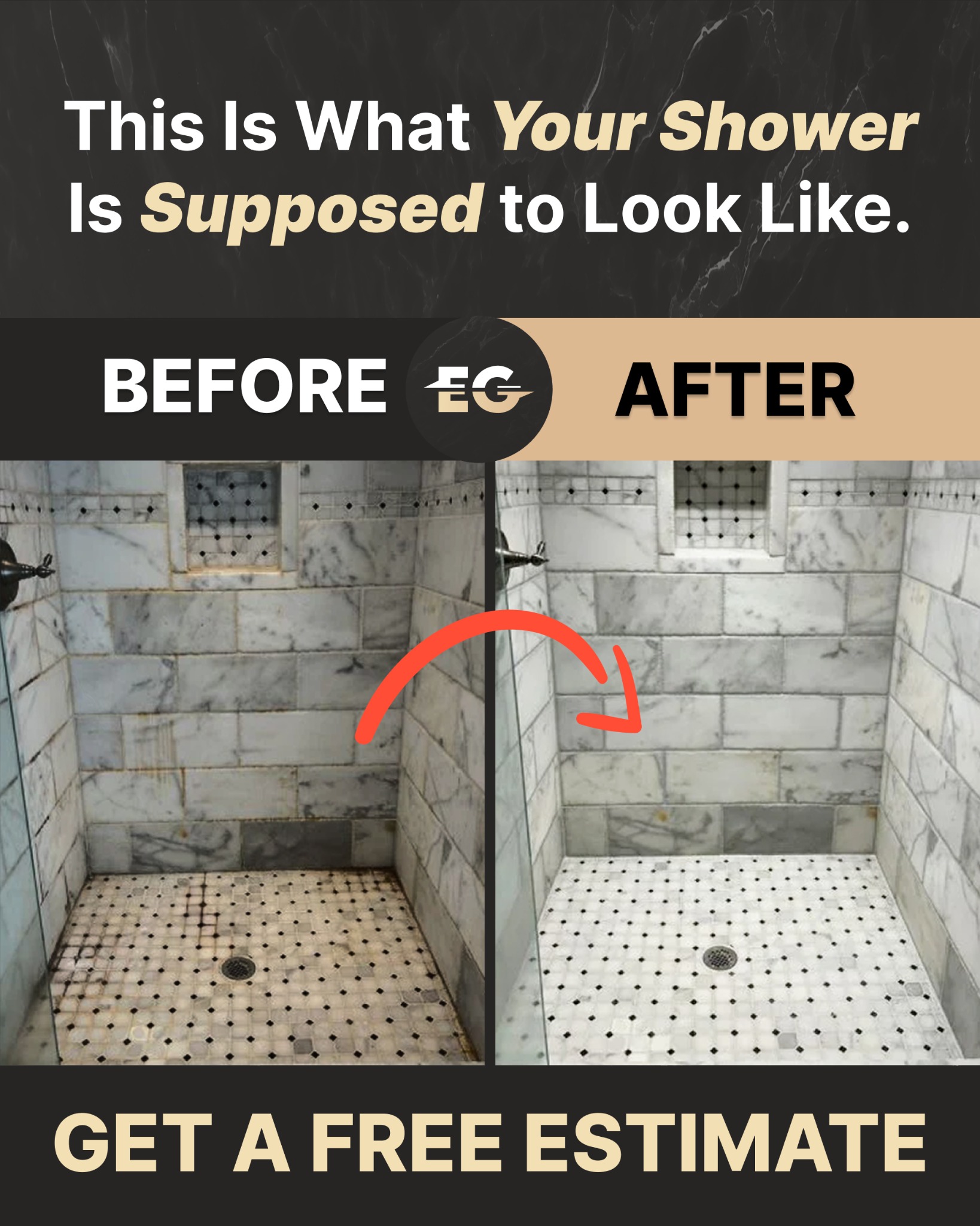 Elite Grout Chattanooga Facebook ad from May 10, 2026