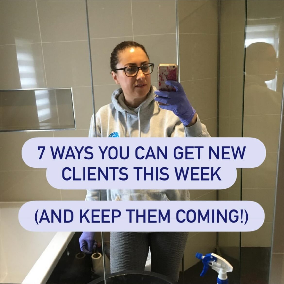 Solo Cleaners' Success Academy Facebook ad: 7 ways you can get new clients this…