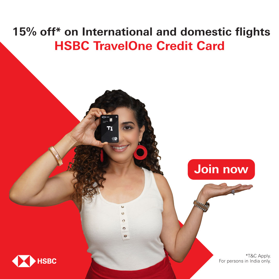 HSBC Facebook ad: Relax with complimentary Airport Lounge Access.
