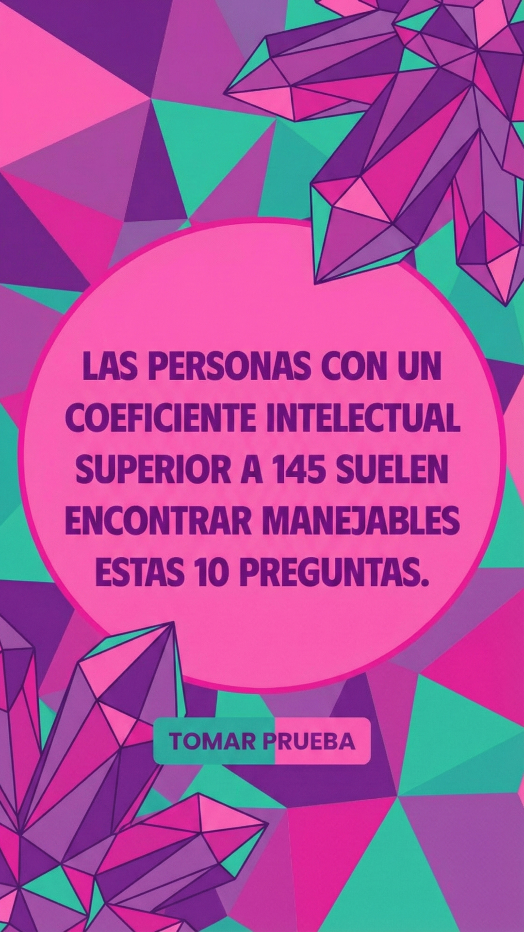 Test internacional de CI Facebook ad: Realiza el test y comprueba tu puntuación de CI