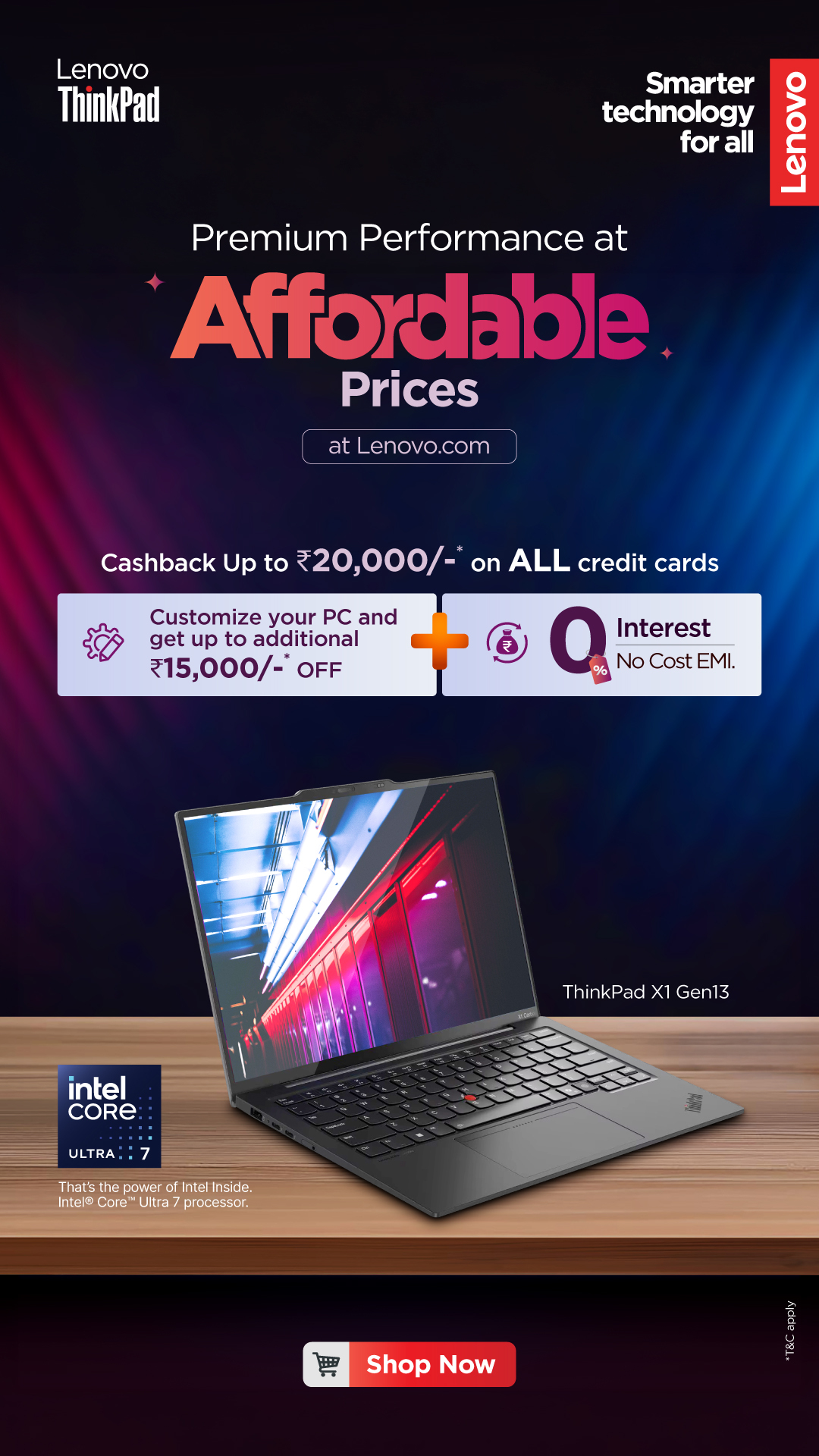 Lenovo India Facebook ad