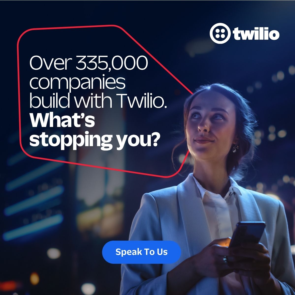 Twilio Facebook ad