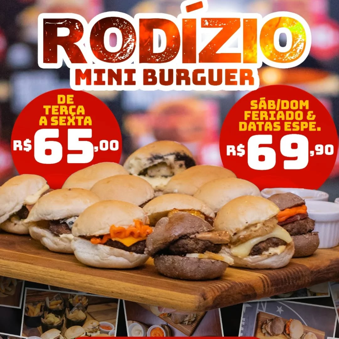 Butchers Facebook ad: Rodízio de Mini Hambúrguer