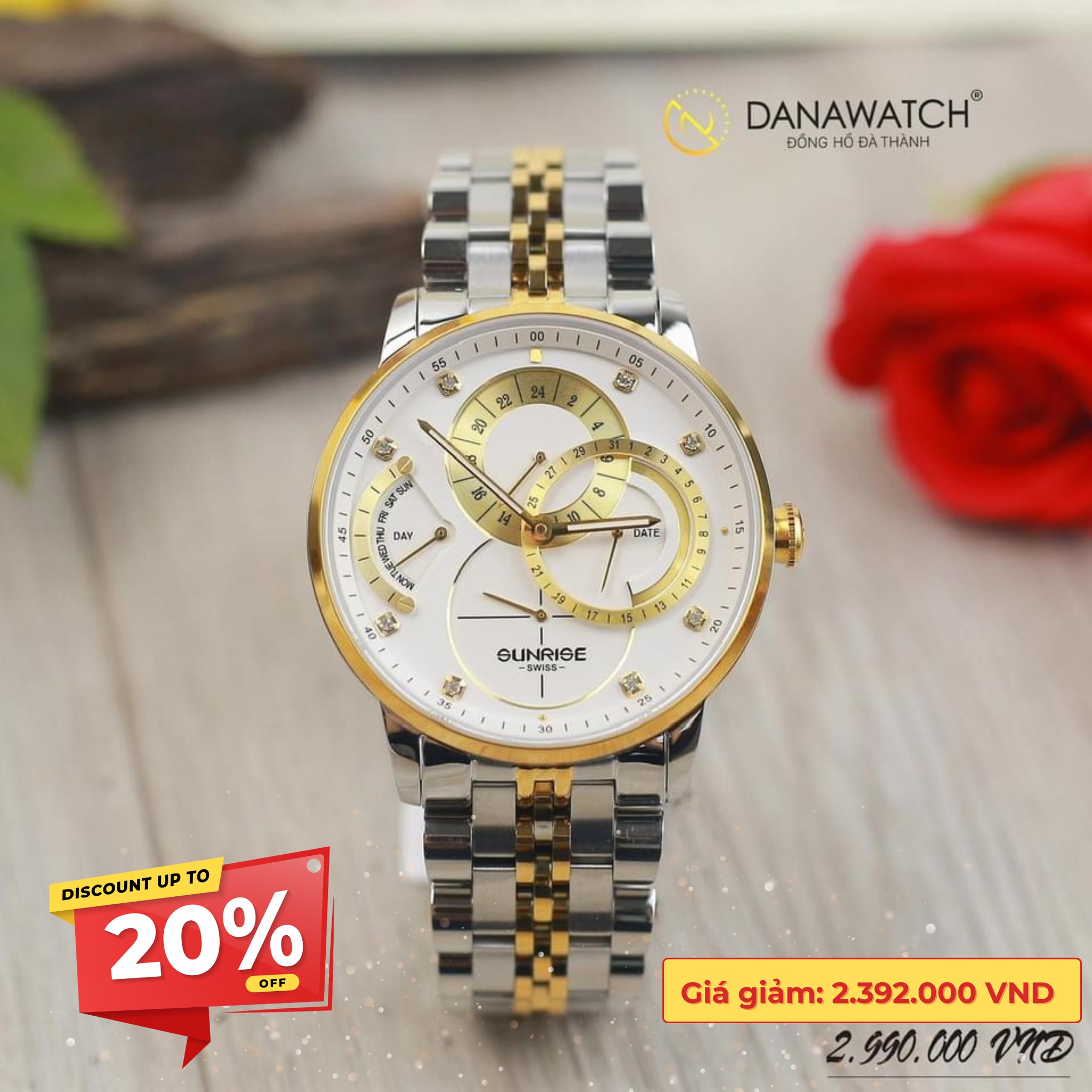 Đồng Hồ Danawatch CN2 - Bảo hành 10 năm Facebook ad