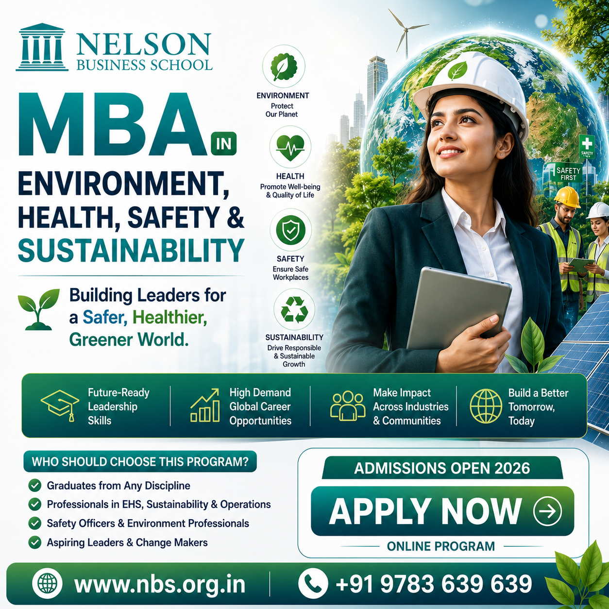 Nelson Business School Facebook ad