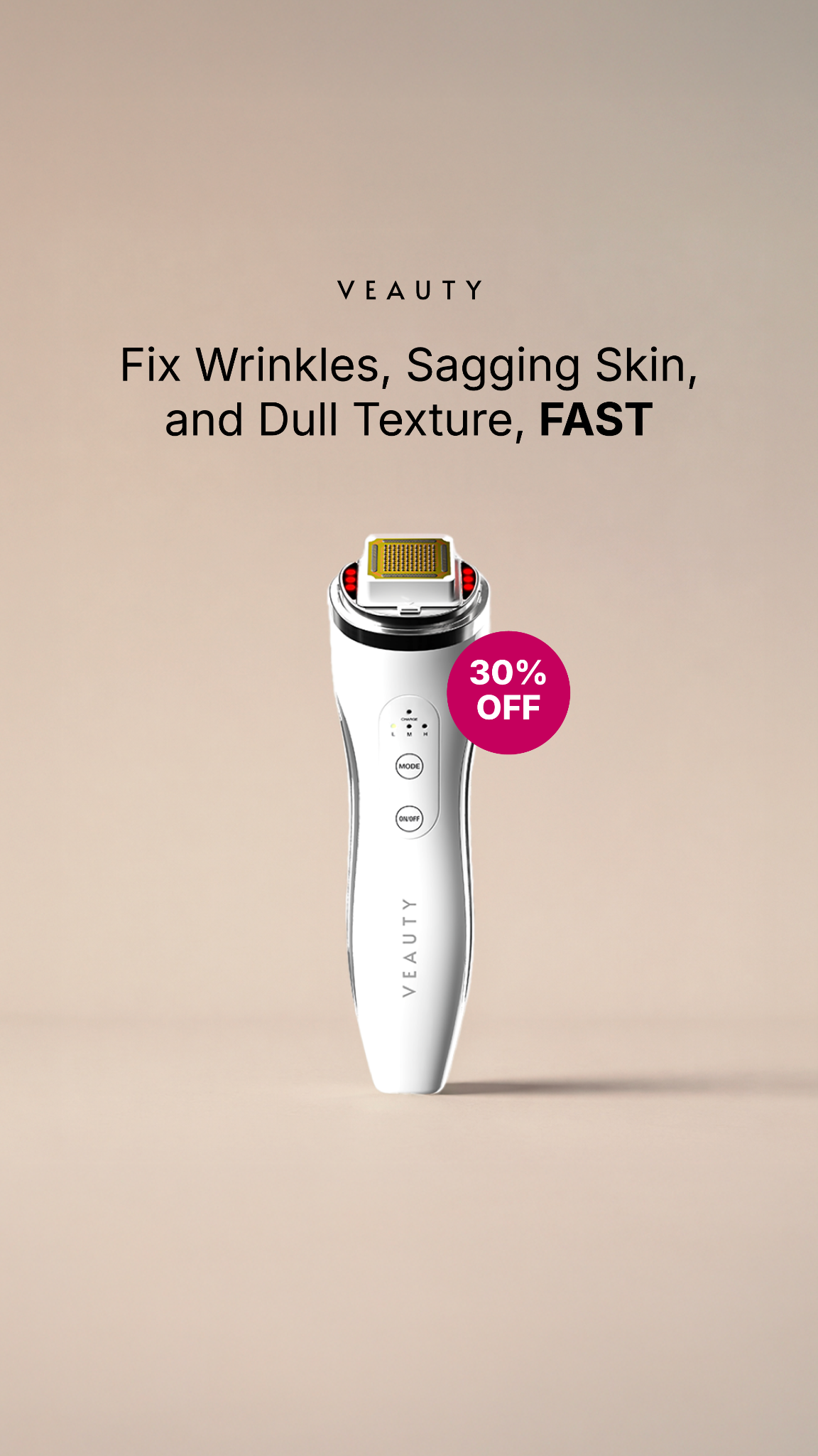 Veauty Facebook ad