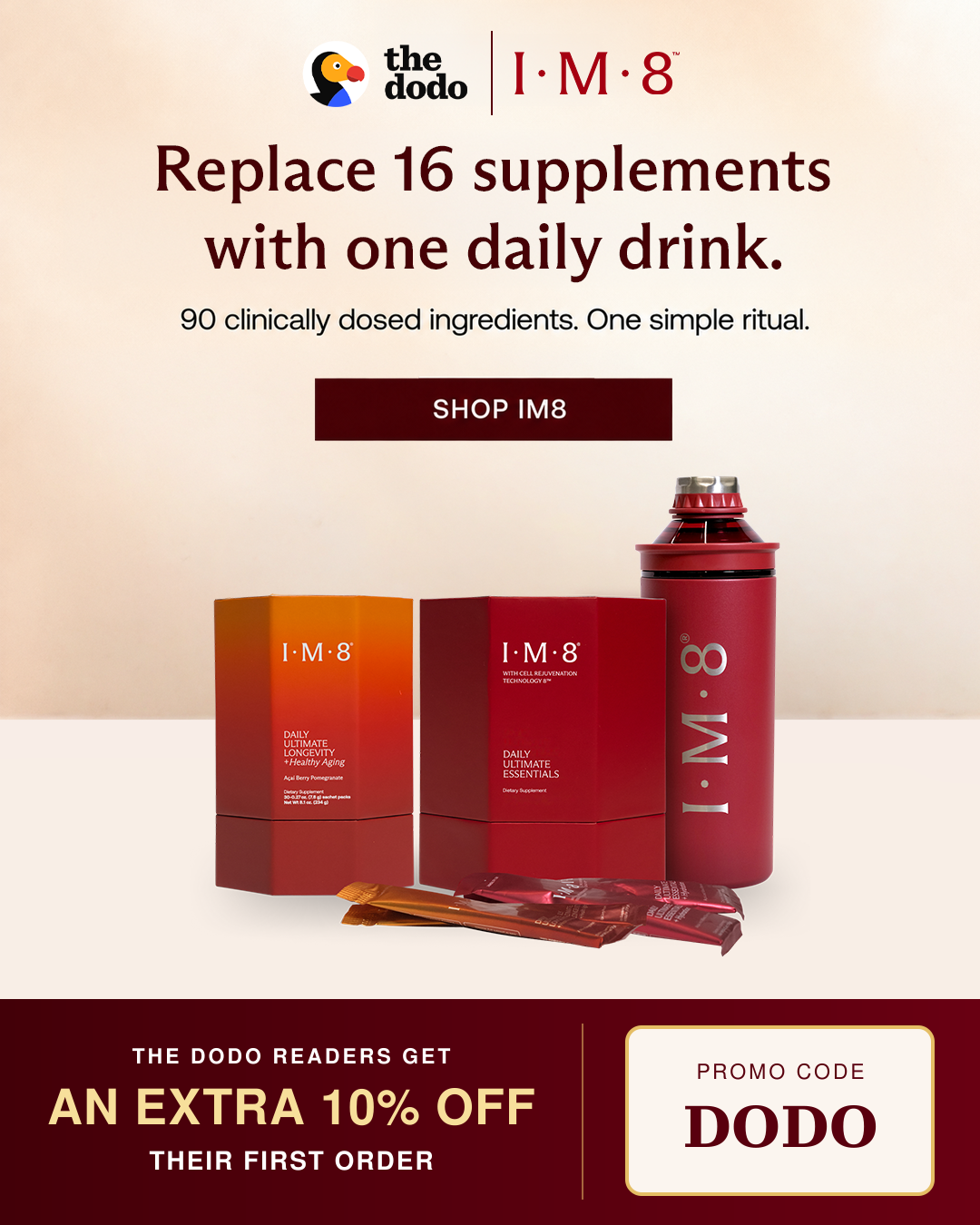 IM8 Health Facebook ad