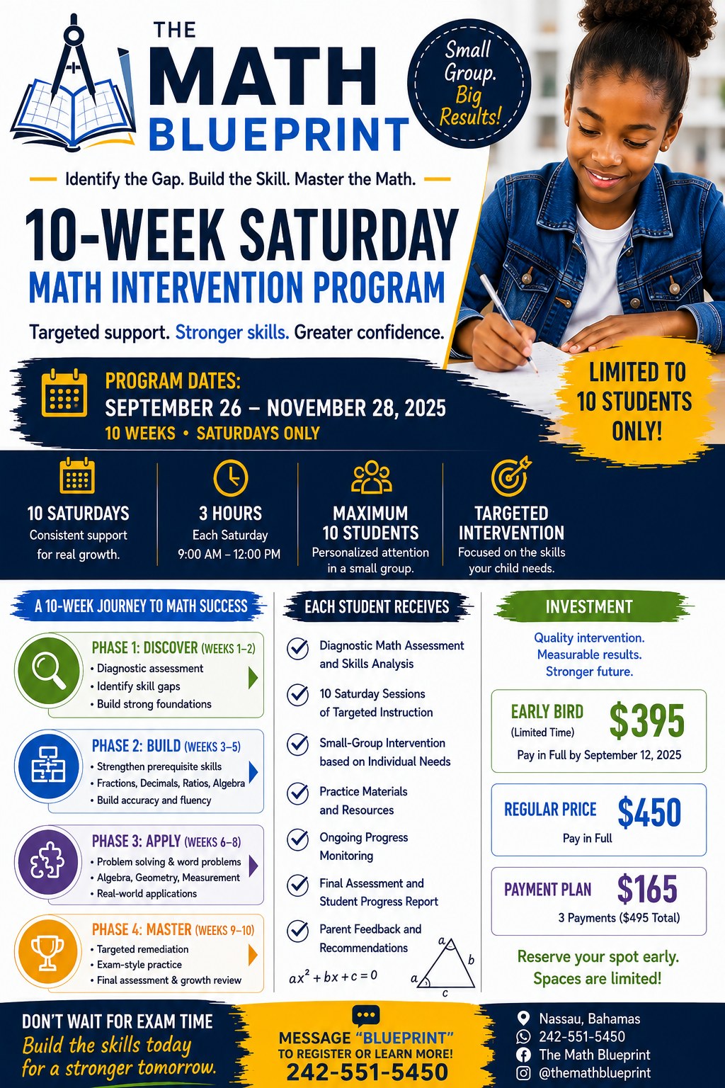 The Math Blueprint Facebook ad