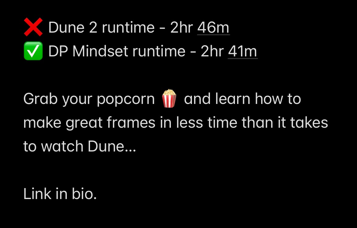 Spenser Sakurai Facebook ad: The DP Mindset