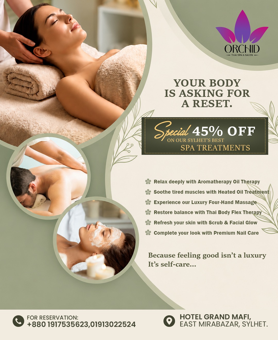 Orchid Thai Spa & Salon Facebook ad: ππ% ππ
π
| ππππ ππππππ ππ
ππππβ¦