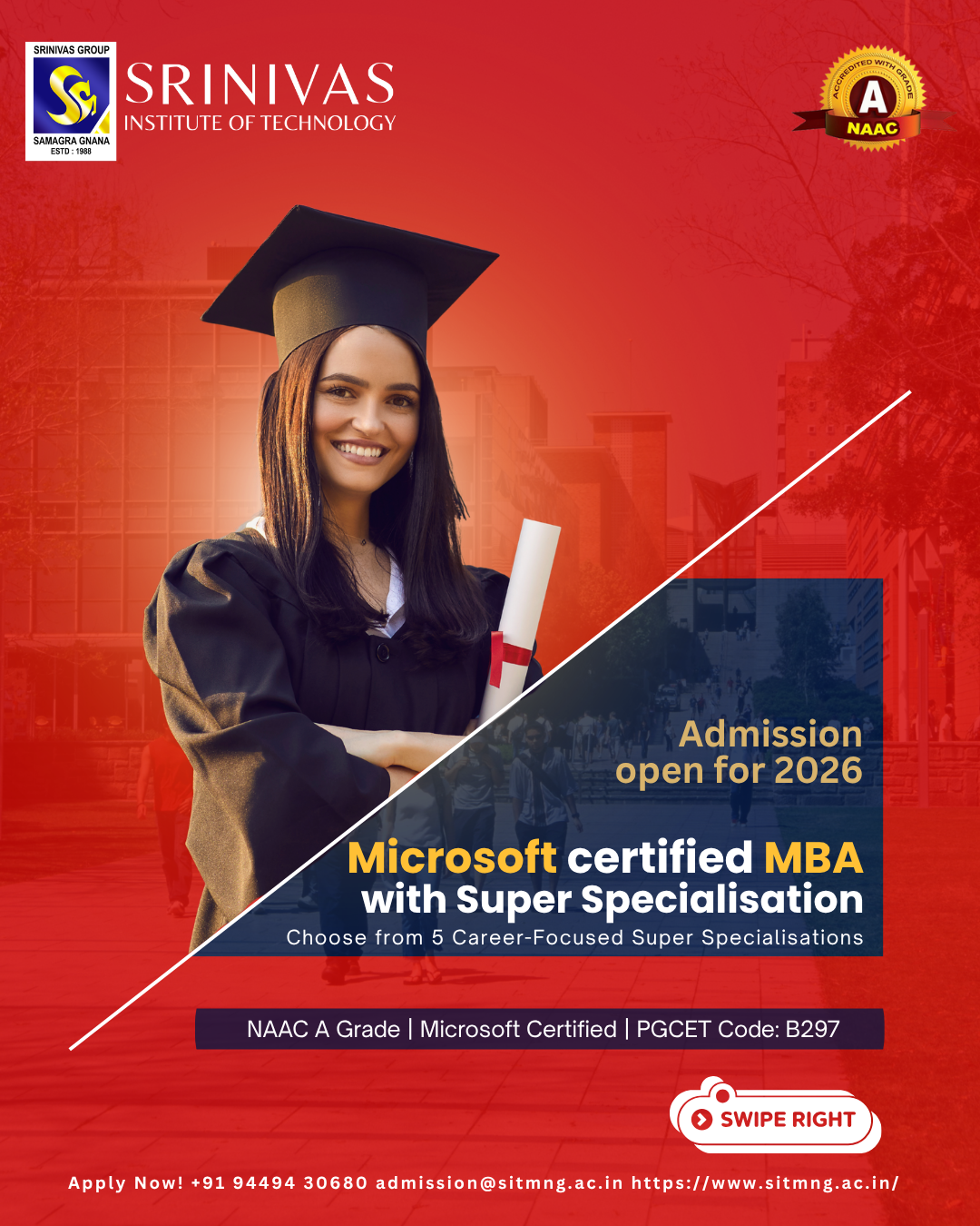 Srinivas University Facebook ad