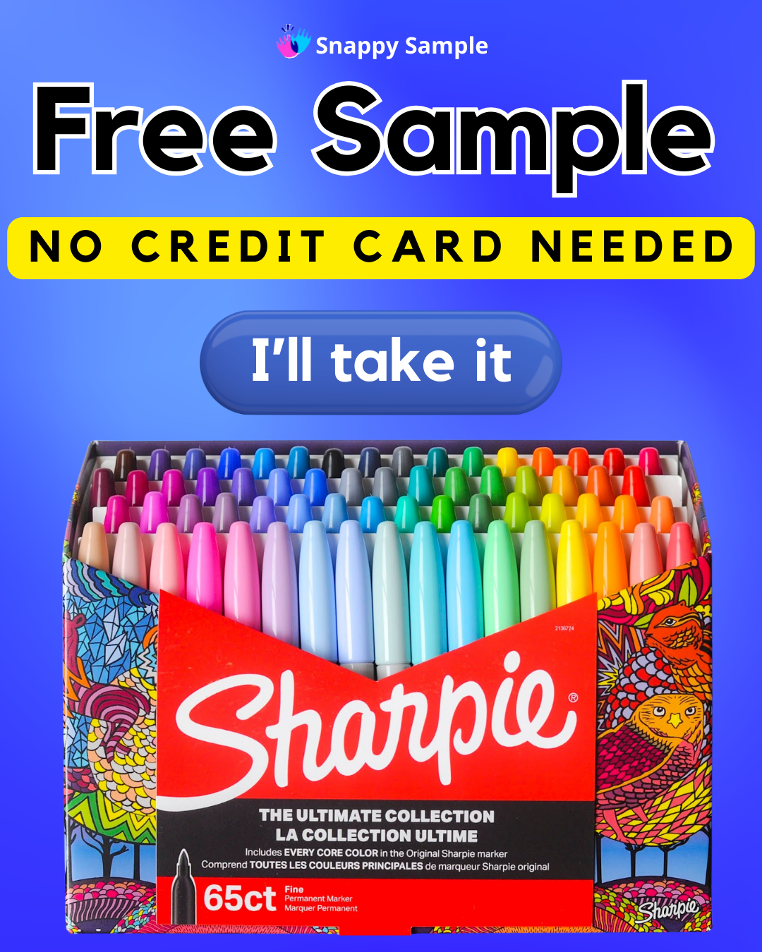 Exclusive Sample Zone Facebook ad: Limit 1 Per Household