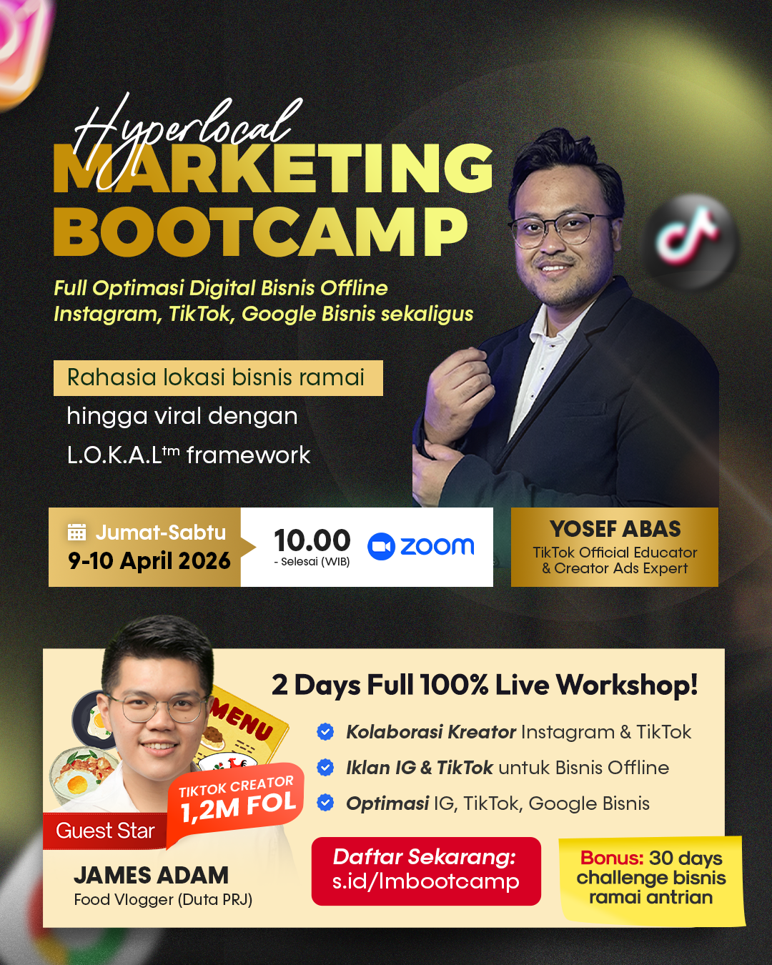 Yosef Abas Facebook ad: Kuota terbatas, Dapatkan framework L.O.K.A.L