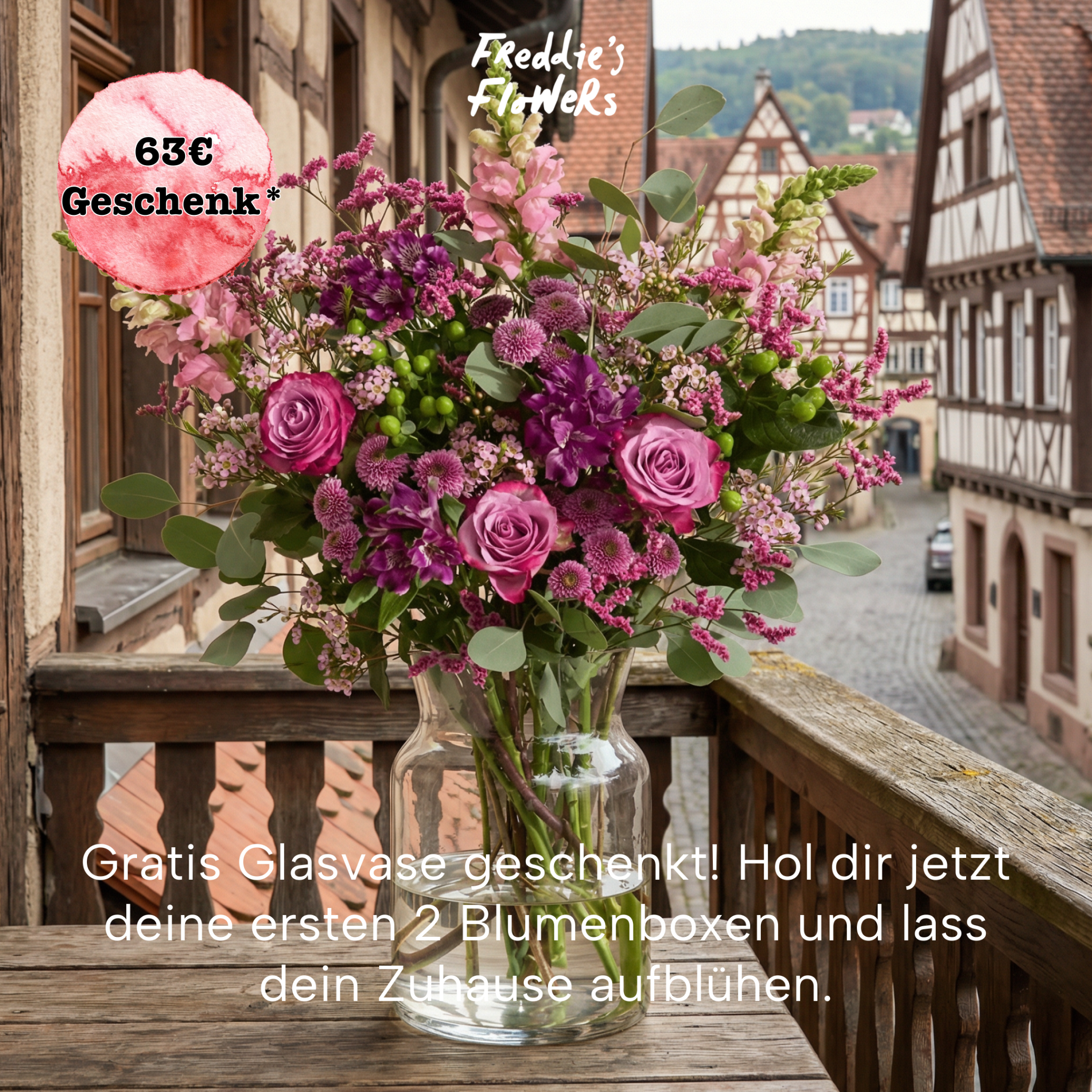 Freddie's Flowers Facebook ad