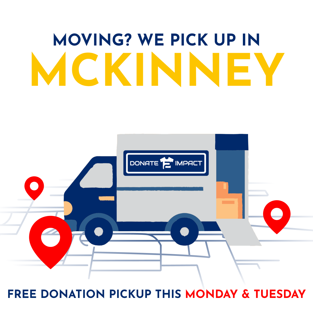 Donate 2 Impact Facebook ad: Moving? We Pick Up
