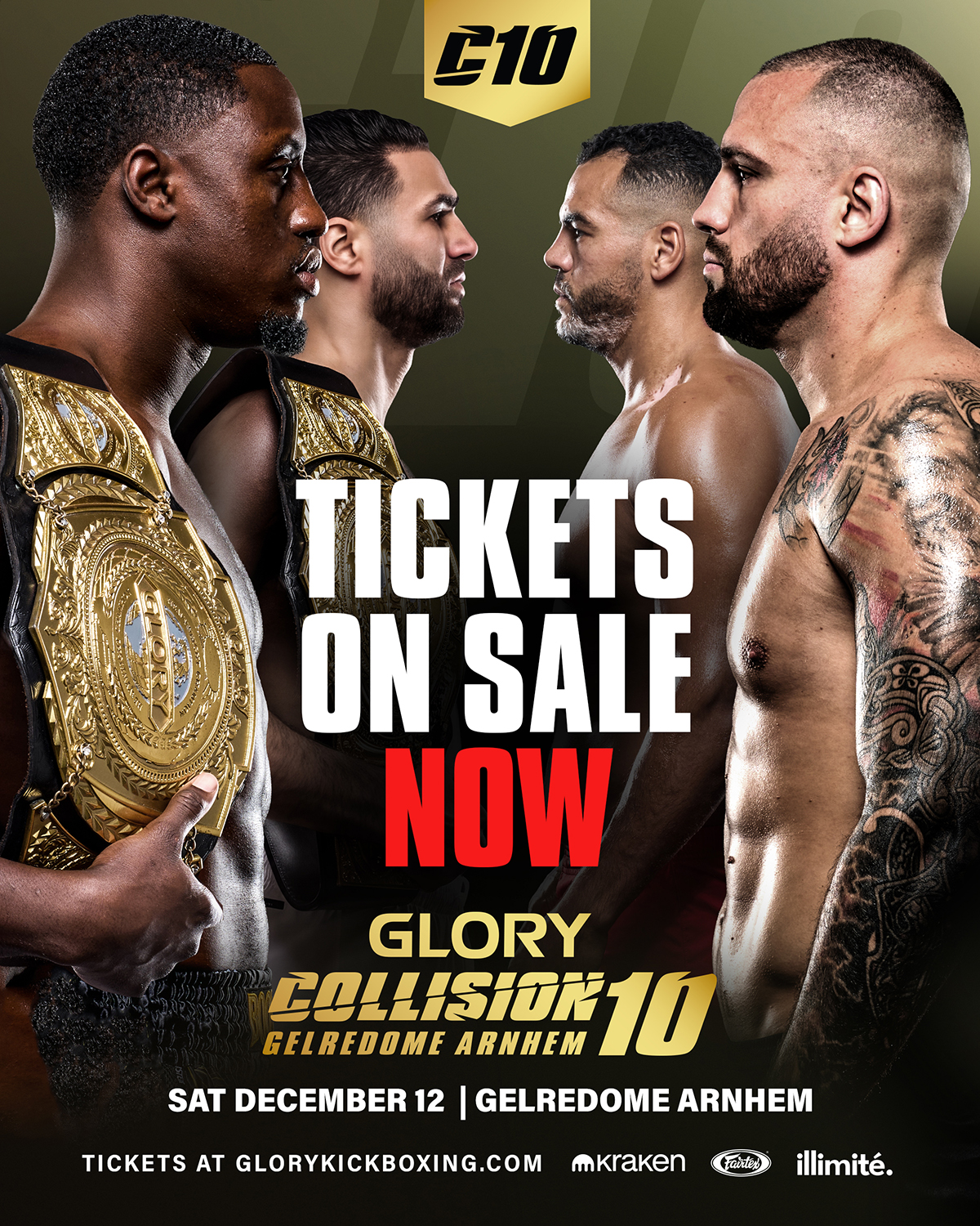GLORY Kickboxing Facebook ad from Jul 15, 2026
