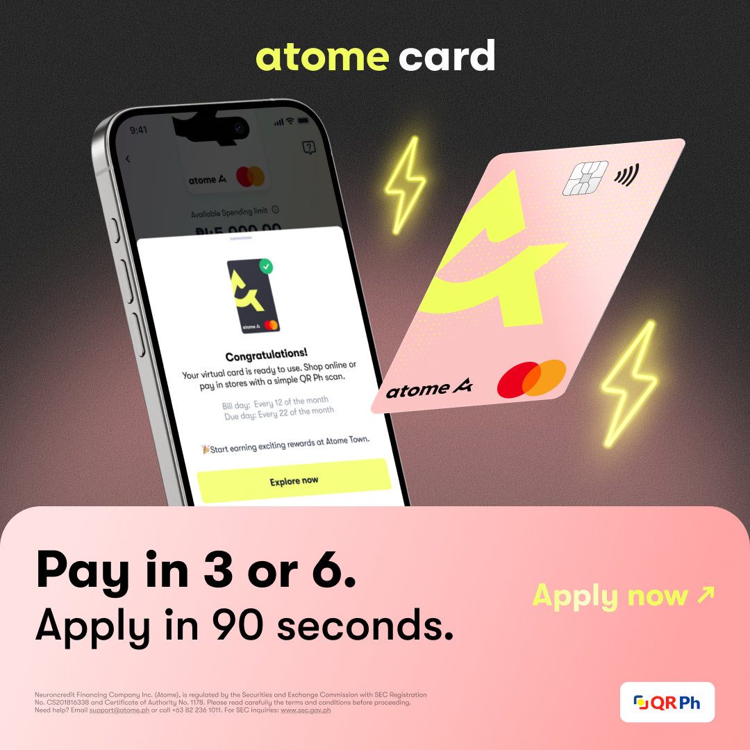 Atome Facebook ad