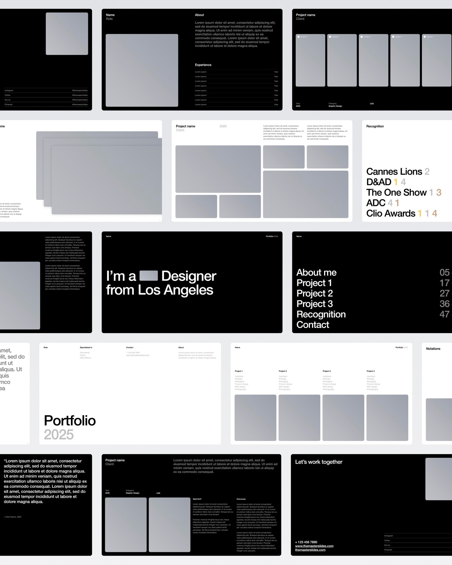 The Master Slides Facebook ad: TMS Portfolio is designed to work just as…
