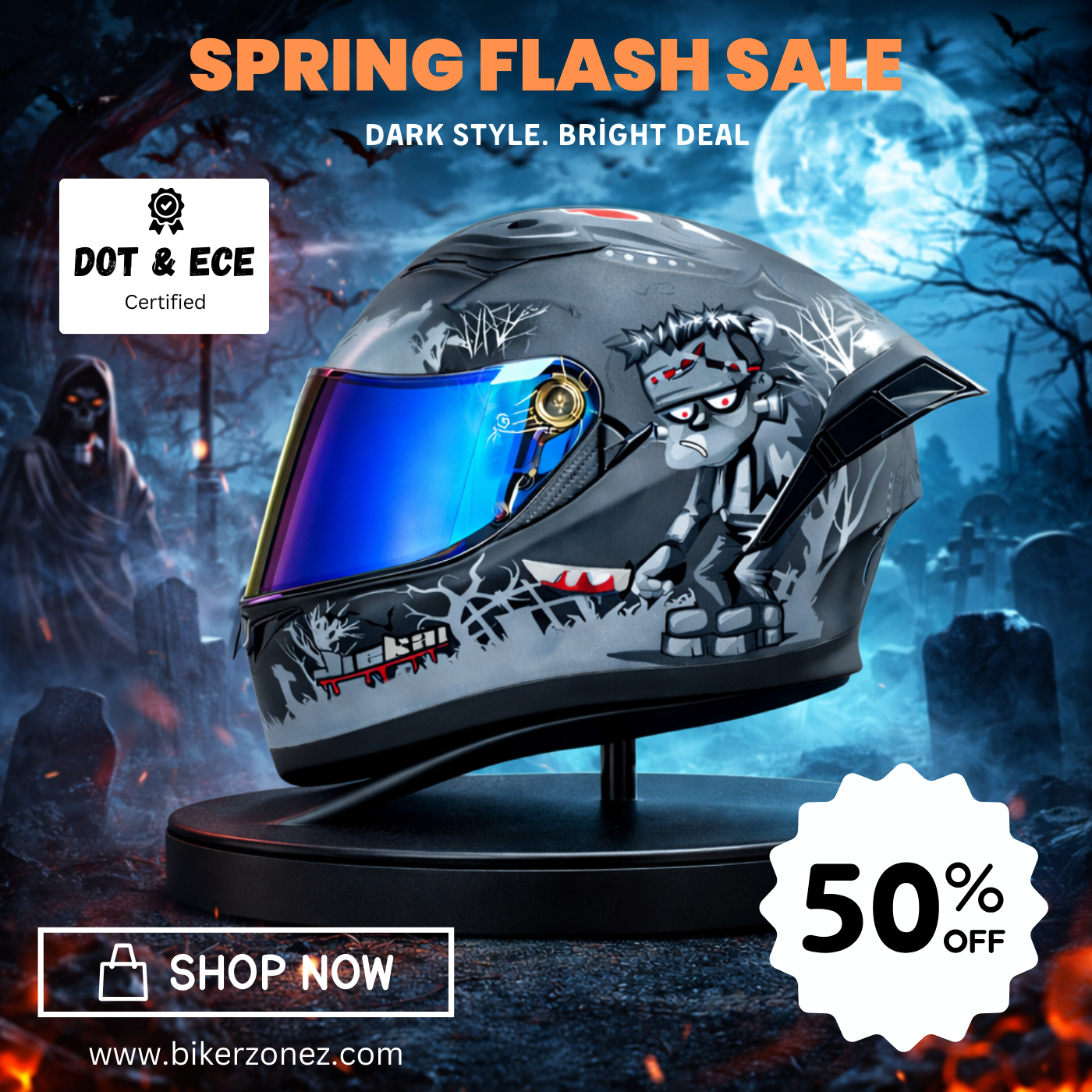 BikerZonez Facebook ad