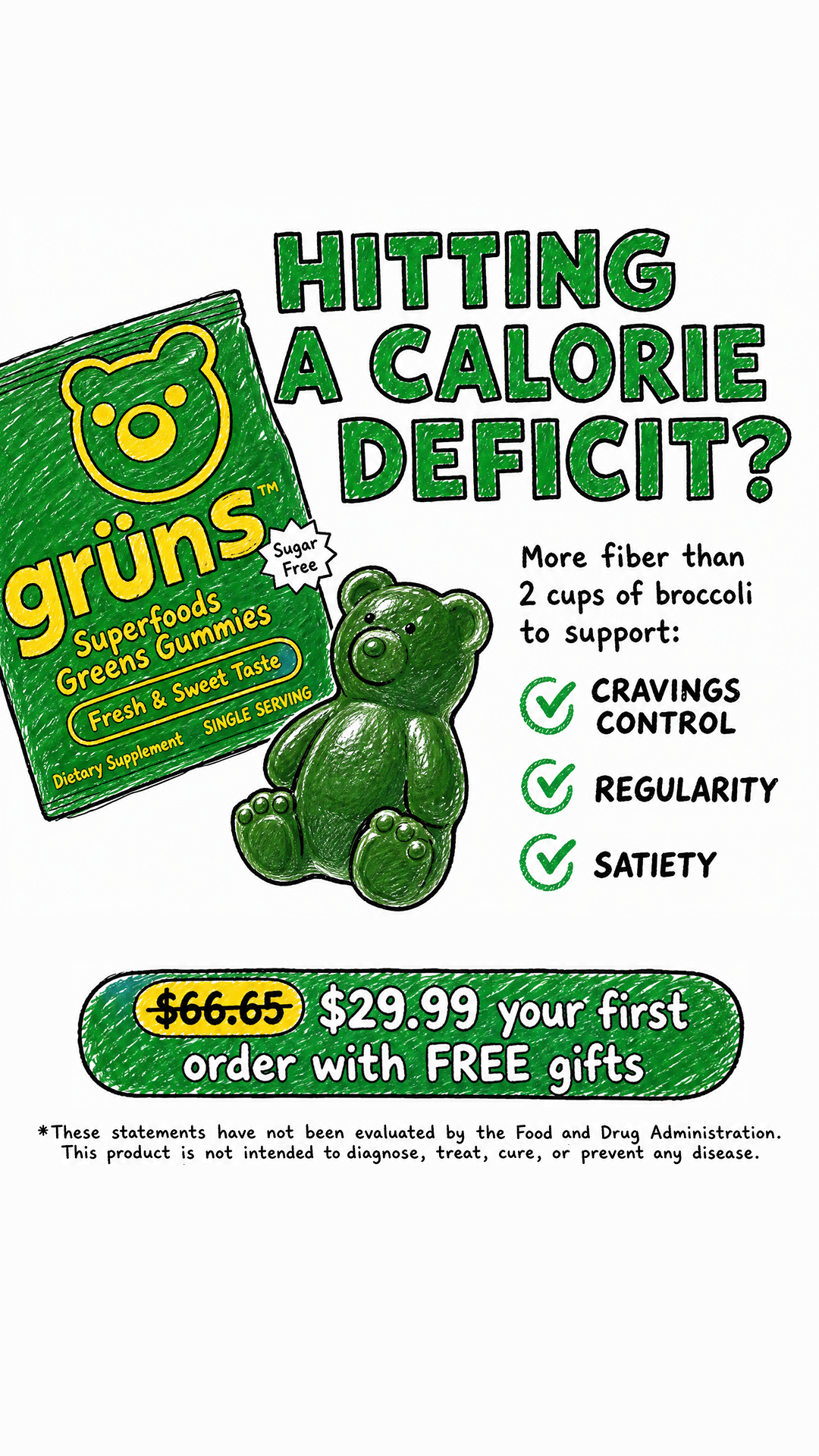 Grüns Facebook ad